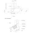 Pachet incorporabil HAUSBERG cuptor electric HB-8054NG, Clasa A, 71L, 2225W, sticla termoizolant, termostat, timer, 7 functii, ventilatie, Plita HB-563, Gaz, 4 arzatoare, Sticla, Hota decorativa HB-1805NG, 60 cm, 450m3/h, Filtru aluminiu, Negru
