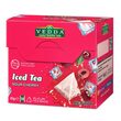 Ceai rece "Iced Tea" cu Visine, Cirese si mix de fructe, fara zahar, fara calorii, 10 plicuri piramida, 45gr, Vedda