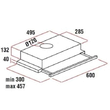 Pachet incorporabil Cuptor electric Hausberg HB-8053IN, Clasa A, 71L, 2225W, Negru/Inox, Plita Incorporabila HB-555, 4 arzatoare, Gaz, Inox, Hota incorporabila telescopica HB-1280, Putere de absorbtie 280 m3/h, 1 motor, 60 cm, Alb