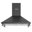 Pachet Incorporabil Rustic Cuptor Hausberg HB-8055RST, 57L, putere 2000W, Plita Incorporabila Hausberg HB-575RST, 4 arzatoare, Gaz, 60 cm, Hota decorativa Hausberg HB-1505RST, Putere absorbtie 450 m3/h, 1 motor, 60 cm otel inoxidabil, Negru Rustic