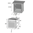 Pachet incorporabil Cuptor electric Hausberg HB-8054NG, Clasa A, volum 71L, ventilatie, Plita Hausberg HB1530, Electrica cu Inductie, putere 6000W, 3 zone de gatit, PowerBoost, 60 cm