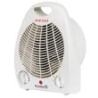 Aeroterma Hausberg HB-8501AB, 2000 W, 2 trepte de putere, termostat reglabil, Alb