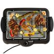 Gratar electric Hausberg HB523, 2000W , 50.5 X 36 cm, Termostat, Negru