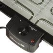 Gratar electric Hausberg HB530, 2000W, 48 X 35.5 cm, Termostat, Negru