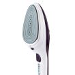 Fier de calcat vertical cu talpa ceramica Hausberg HB-7885MV ,1100 W , accesoriu detasabil cu 2 perie, Mov