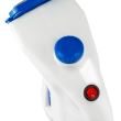 Aparat de calcat vertical cu abur HAUSBERG HB-7886BL, 1000 W, 200 ml, 2 accesorii, alb-bleu