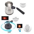 Ibric electric pentru cafea Hausberg HB-3815IN, Putere 800W, Capacitate 800 ml, Inox