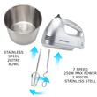Mixer Cu Bol HAUSBERG HB-3551RS, 7 viteze, putere 250W, BOL DIN INOX DE 2L, Rosu