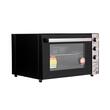Cuptor electric Hausberg HB-8020 capacitate 70l, ventilator turbo, Lampa interior, geam dublu, Negru
