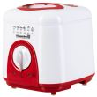 Friteuza Hausberg HB 1320 A-R, 850W - 950 W, 1 L, Alb/Rosu