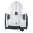 Aspirator fara sac Hausberg HB-2040BL, 1000 W, 1.2 L, filtru HEPA, lungime cablu 5M, Alb/Albastru