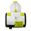 Aspirator fara sac Hausberg HB-2090VR, 1500W, capacitate 1.5 L, aspirare uscata, ciclonic, filtru HEPA, Alb-Verde