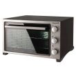 Cuptor electric Hausberg HB 9320 , 1420 W, 38 L, timer, termostat, 2 tavi, Gri/Negru
