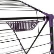Uscator de rufe metalic Genius Dublu Maestro ERTONE G95U, 130x60x123cm, 6 randuri de suport, pliabil, sustine 20 Kg