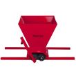 Zdrobitor de struguri manual Tatta TZ1802RS, Metalic, 300 Kg/h, cuva detasabila 20 L, Rosu