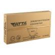 Zdrobitor de struguri manual Tatta TZ1802RS, Metalic, 300 Kg/h, cuva detasabila 20 L, Rosu