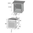 Pachet incorporabil HAUSBERG Cuptor electric HB-8051IN, 2000 W, 76 l, 4 Functii, Clasa A, Plita HB-567NG, Gaz, 4 arzatoare, Sistem de siguranta GAZ, Gratar din fonta, Material Sticla, Negru/Inox