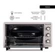 Cuptor Electric cu Ventilator HAUSBERG HB-8015, 1800 W, Geam dublu, 48L, Lumina interioara, Timer, 5 Programe gatire, Termostat reglabil 250 grade, Inox/Negru