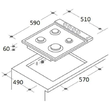 Pachet Cuptor electric Incorporabil Hausberg HB-8053IN, Clasa A, 71L, 2225W, Negru/Inox, Plita incorporabila HB-567NG, Gaz, 4 arzatoare, fonta, Sticla, Hota incorporabila telescopica HB-1285IN, Putere de absorbtie 420 m3/h, 2 motoare, 60 cm, Alb