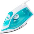 Fier de calcat Hausberg HB-7850BL, 1300W, talpa invelis ceramic, abur vertical, calcare uscata, autocuratare, pulverizare,  rezervor 130ml, Bleu