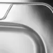 Chiuveta bucatarie pentru masca SANITEC EC-416/D, cuva dreapta,  80x50 cm, 0.6 mm, Inox