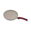 Tigaie din ceramica Hausberg HB-H716AB, diametru de 24cm, Alb-Rosu