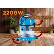 Aspirator cu filtrare prin apa Hausberg HB-2830BL, Cutere 2200W, Capacitate 18L, Nivel Zgomot 81dB, Filtru Lavabil, Tub Telescopic Metalic, Albastru