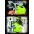 Masina de tocat carne Hausberg HB-3430VR, Inox , 1800 W, motor cupru, Verde