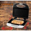 Sandwich Maker Hausberg HB-3510, 800 w, Alb