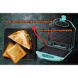 Sandwich-maker Hausberg HB-3535BL, 800 W, bleu, model grill