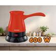 Ibric electric pentru cafea Hausberg HB-3810RS, Putere 600W, Capacitate 800 ml, Rosu