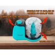 Tocator electric Hausberg HB-4504BL, putere 80 W, Motor cupru, Bleu