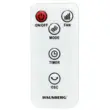 Ventilator turn digital Hausberg HB-5958AB, 55W, 45 inch, 3 viteze, temporizator 24h, LED, oscilatie, telecomanda, alb