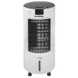 Racitor de aer portabil Hausberg HB-5962AB, 65–80W, rezervor 7.8L, 3 viteze, oscilatie 60°, pachet gheata inclus, alb