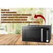 Cuptor cu microunde Hausberg HB-8003, 1200W, 6 trepte de putere, 20L, Control digital, Negru