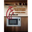 Cuptor cu microunde incorporabil Hausberg HB-8070IN, 25 l, Putere nominală de ieșire a cuptorului cu microunde: 900W, putere de intrare: 1400W, putere grătar: 1000W, Grill, Control digital, Argintiu