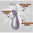 Aparat de epilat pentru femei Hausberg HB-80MV, 3W,  Alb/Mov