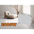 Convector electric Hausberg HB-8203, 2000W, 1 treapta putere, Siguranta impotriva rasturnarii, Alb