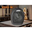 Aeroterma Hausberg HB-8504NG, 2000 W, 3 trepte de putere, sistem de siguranta, Negru