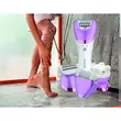Set Ingrijire corporala 5 in 1 Hausberg HB-85MV, 5W,voltaj 220-240V, baterie litiu 1400 mAh, Mov