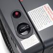 Pachet Soba pe gaz GPL Hausberg HB-1010NG, aprindere piezo-electrica, 4.2kW, Negru, Ceas butelie, 1m furtun gaz MN2015 si 2 coliere furtun