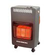 Soba pe gaz GPL Hausberg HB-1021NG, aprindere piezo-electrica, 3 placi de incalzire ceramic putere totala 4.2kW, sistem de oprire automata a gazului, Negru