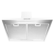 Hota incorporabila decorativa Hausberg HB-1260AB, Putere de absorbtie 450 m3/h, 1 motor, 60 cm, Alb