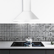 Hota incorporabila decorativa Hausberg HB-1260AB, Putere de absorbtie 450 m3/h, 1 motor, 60 cm, Alb