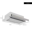 Pachet incorporabil HAUSBERG cuptor electric HB-8051IN, 2000W, 4 Functii, 76L, plita gaz HB-555, 4 arzatoare, aprindere electrica, hota telescopic HB-1285IN, absorbtie 420 m3/h, 2 motoare, 60cm, cuptor microunde HB-8065IN, 1200W, 20L, Inox