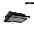 Pachet incorporabil Hausberg Cuptor HB-8053IN, Electric, Putere 2225 W, 71 l, 6 Functii, Ventilatie, Timer, Clasa A, Plita HB-580IN, aprindere electrica, gaz, 4 arzatoare, siguranta, Negru-Inox Hota HB-1285NG, 420 m3/h, 2 motoare, 60 cm, Negru-Inox