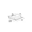 Hota incorporabila telescopica Hausberg HB-1285NG, putere de absorbtie 420 m3/h, 2 motoare, 60 cm, Negru