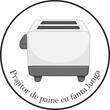 Prajitor de paine Hausberg HB-195A, 750 W, 2 felii, functie decongelare, functie reincalzire, 6 trepte putere, Alb
