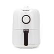 Friteuza cu aer cald HAUSBERG HB-2351, 1000-1200 W, 2.6 litri, temporizator 30 min, oprire automata, indicator luminos, termostat reglabil 80-200 grade C, protectie supraincalzire, picioare antiderapante, Alb