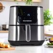 Friteuza Air Fryer Hausberg HB-2365, 1600-1800 W, 5.2 L, Timer, protectie supra-incalzire, maner rece, Display LCD